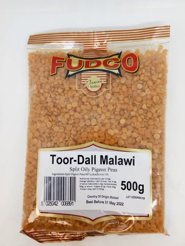 FUDCO MALAWI TOOR DALL (OILY) - 500G - FUDCO