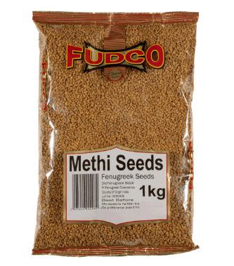 FUDCO METHI (FENUGREEK) SEEDS - 1KG - FUDCO