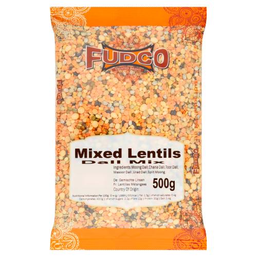 FUDCO MIXED LENTILS (DALL MIX) - 500G - FUDCO