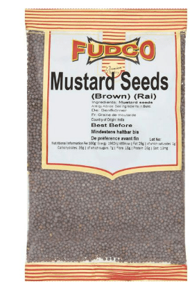 FUDCO MUSTARD SEEDS (BROWN) - 400G - FUDCO