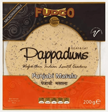 FUDCO PUNJABI MASALA PAPPADUMS - 200G - FUDCO