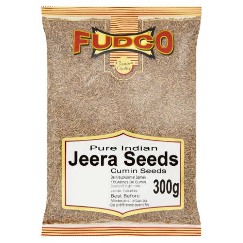 FUDCO PURE INDIAN JEERA (CUMIN SEEDS) - 300G - FUDCO