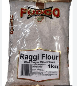 FUDCO RAGGI (RED FINGER MILLET) FLOUR - 1KG - FUDCO