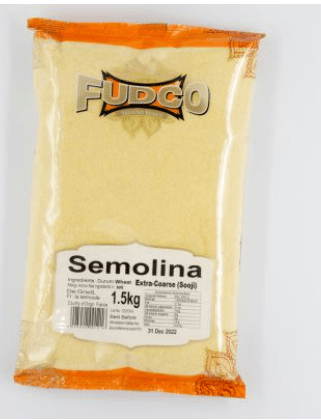 FUDCO SEMOLINA EXTRA CORASE (SOOJI) - 1.5KG - FUDCO