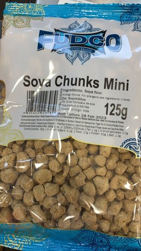 FUDCO SOYA PROTIEN MINI CHUNKS - 125G - FUDCO