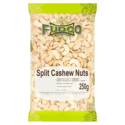 FUDCO SPLIT CASHEW NUTS - 250G - FUDCO