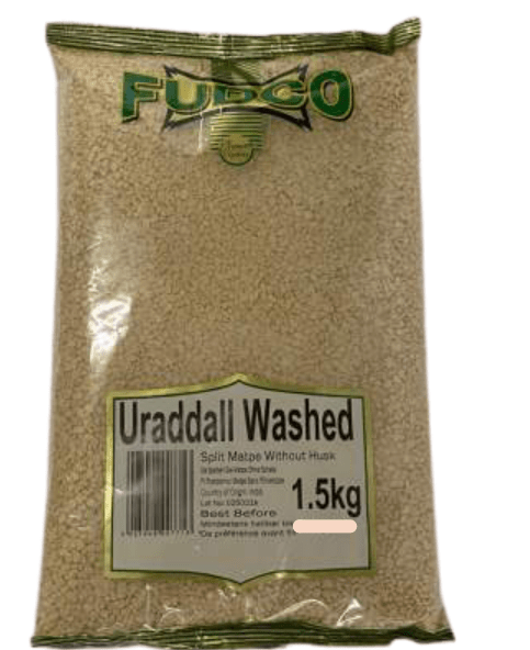 FUDCO URAD DALL WASHED - 1.5KG - FUDCO