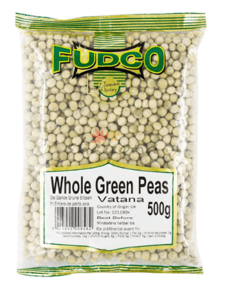 FUDCO WHOLE GREEN PEAS (VATANA) - 500G - FUDCO