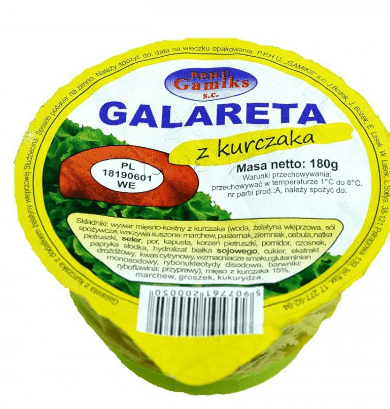 GALARETKA Z KURCZAKA - 180G - GALARETKA