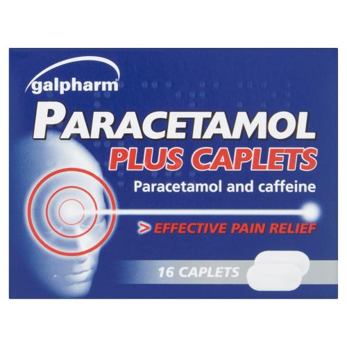 GALPHARM GSL PARACETAMOL PLUS CAPSULES - 16PK - GALPHARM