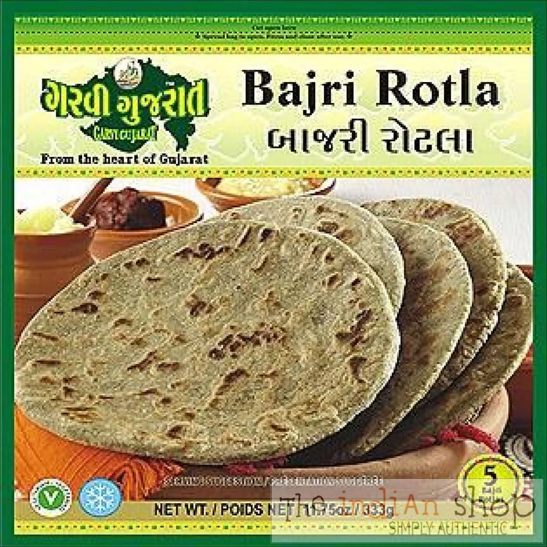 GARVI GUJRAT BAJRI ROTLA - 335G (FROZEN) - GARVI GUJARAT