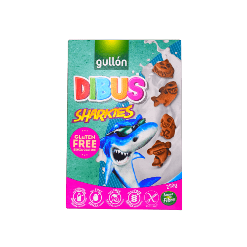 GF DIBUS SHARKIES BISCUITS 250G - Branded