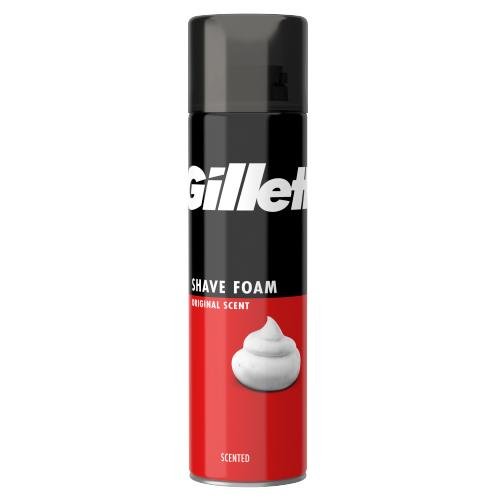 GILLETTE SHAVE FOAM ORIGINAL SCENT - 200ML - DETTOL