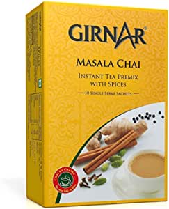 GIRNAR MASALA CHAI INSTANT TEA PREMIX WITH SPICES - 140G - GIRNAR