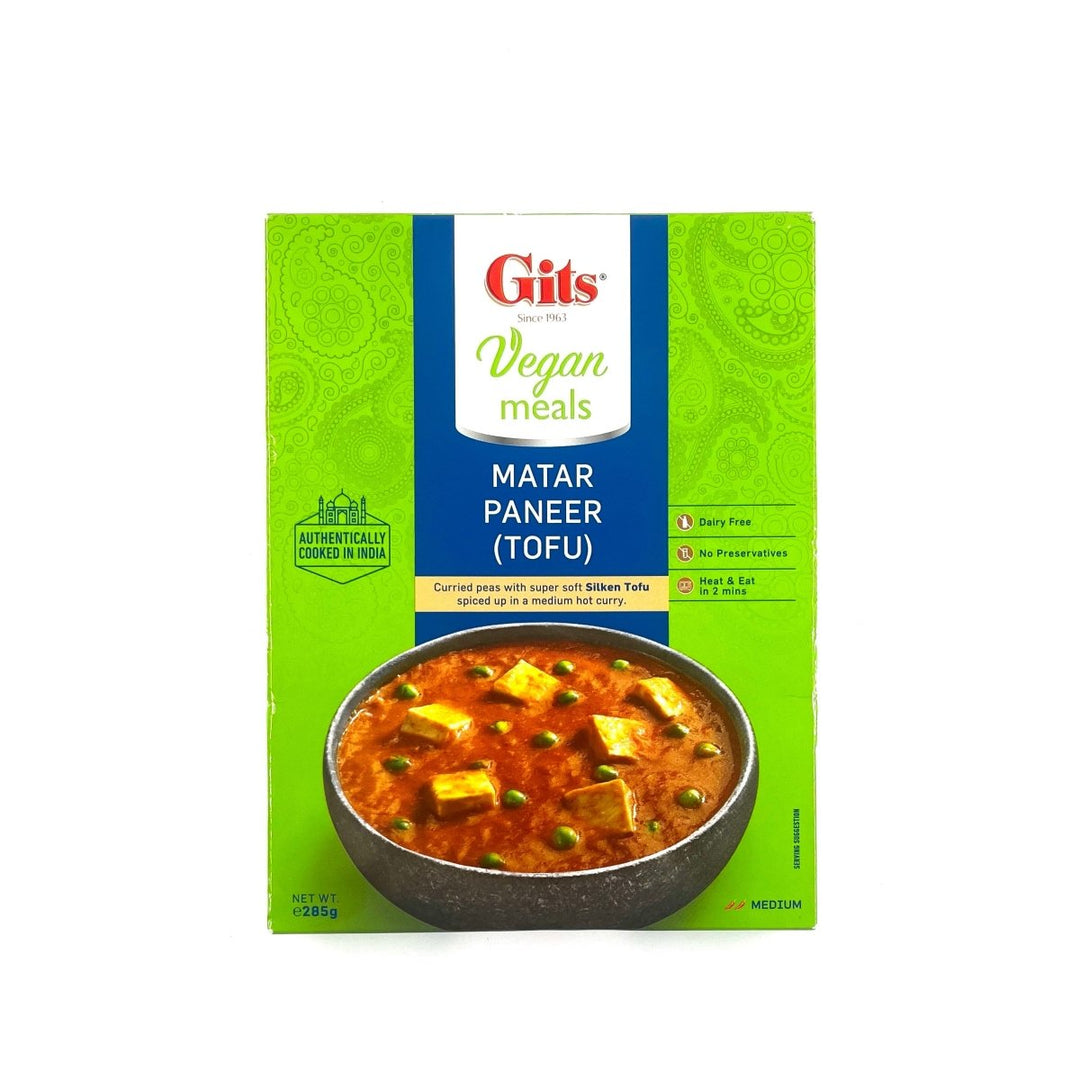 GITS VEGAN MEALS MATAR PANNER(TOFU) - 285G - GITS