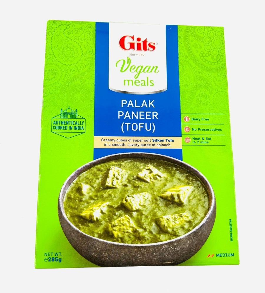 GITS VEGAN MEALS PALAK PANEER(TOFU) - 285G - GITS