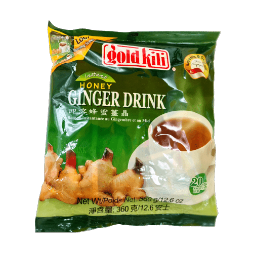 GOLD KILI INSTANT HONEY GINGER DRINK - 360G - GOLD