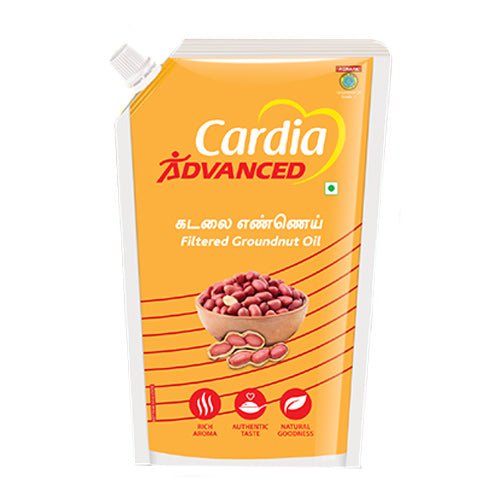 GOLD WINNERVCARDIA ADVANCED FILTERD GROUNDNUT OIL - 1L - GOLD WINNER