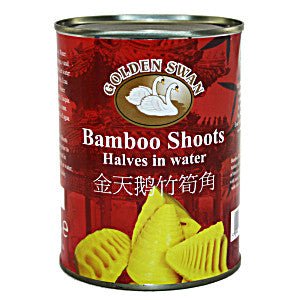 GOLDEN SWAN BAMBOO SHOOT HALVES IN WATER - 540G - GOLDEN SWAN