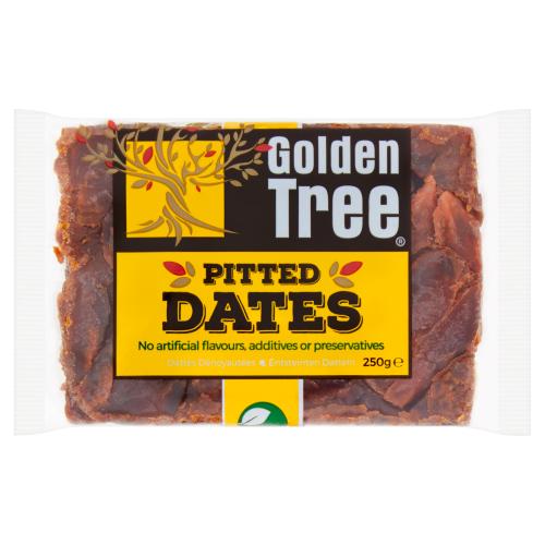 GOLDEN TREE PITTED DATES - 250G - FUDCO
