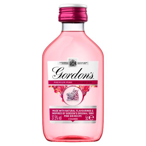 GORDON'S PREMIUM PINK DISTILLED GIN - 5CL - GORDON'S