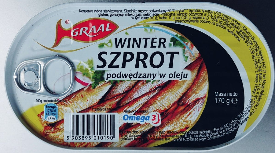 GRAAL WINTER SZPORT IN OIL - 170G - GRAAL