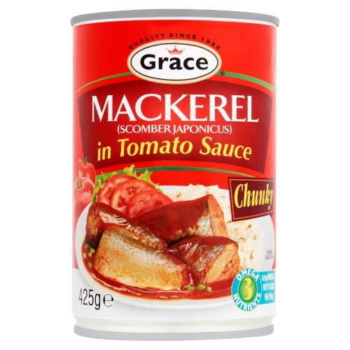 GRACE MACKEREL IN TOMATO - 425G - GRACE