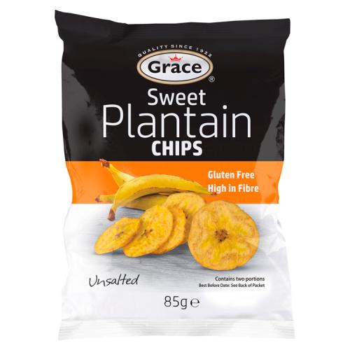 GRACE SWEET PLANTAIN CHIPS - 85G - GRACE