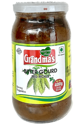 GRANDMA'S BITTER GOURD RED PICKLE - 400G - GRANDMA'S