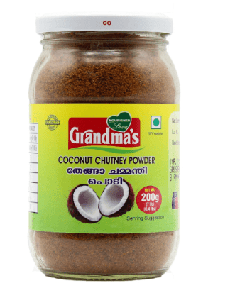 GRANDMA'S COCONUT CHUTNEY POWDER - 200G - GRANDMA'S