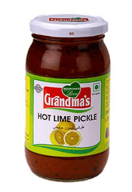 GRANDMA'S HOT LIME PICKLE - 400G - GRANDMA'S