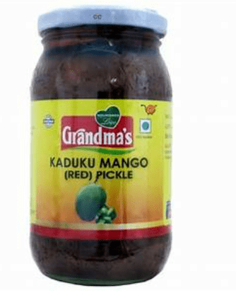 GRANDMA'S KADUKU MANGO (RED) PICKLE - 400G - GRANDMA'S