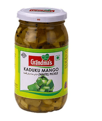 GRANDMA'S KADUKU MANGO (WHITE) PICKLE - 400G - GRANDMA'S