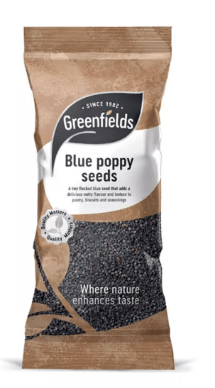 GREENFIELDS BLUE POPPY SEEDS - 100G - GREENFIELDS