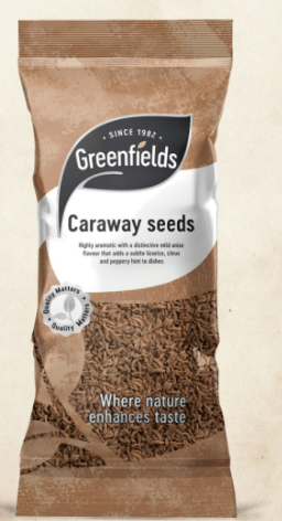 GREENFIELDS CARAWAY SEEDS - 75G - GREENFIELDS