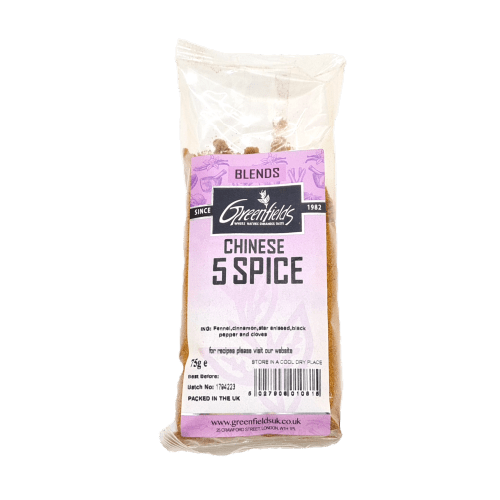 GREENFIELDS CHINESE 5 SPICES - 75G - GREENFIELDS