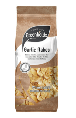 GREENFIELDS GARLIC FLAKES - 150G - GREENFIELDS