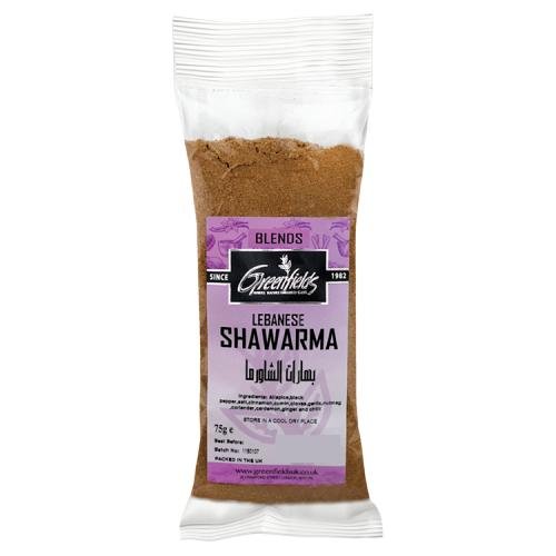 GREENFIELDS LEBANESE SHAWARMA - 75G - GREENFIELDS