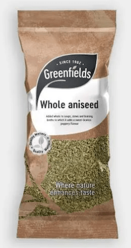 GREENFIELDS WHOLE ANISEED - 75G - GREENFIELDS