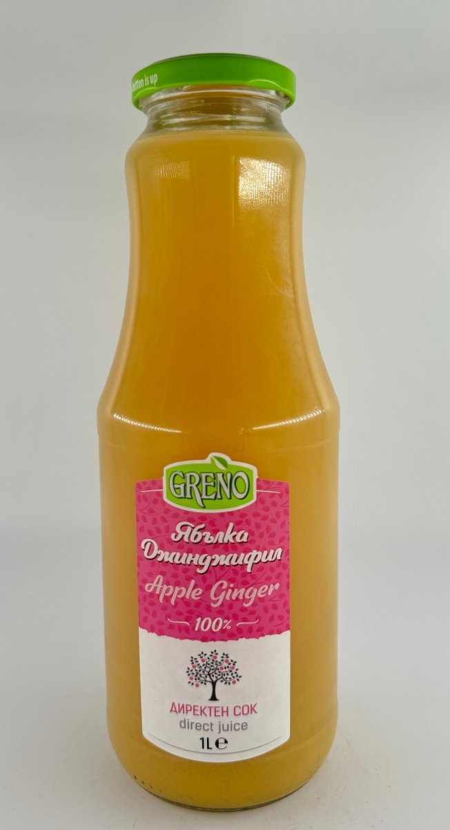 Greno Apple - ginger Real Juice - 1ltr - GRENO