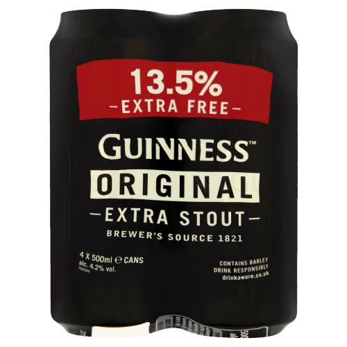 GUINNESS ORIGINAL 4PK - 500ML - GUINNESS