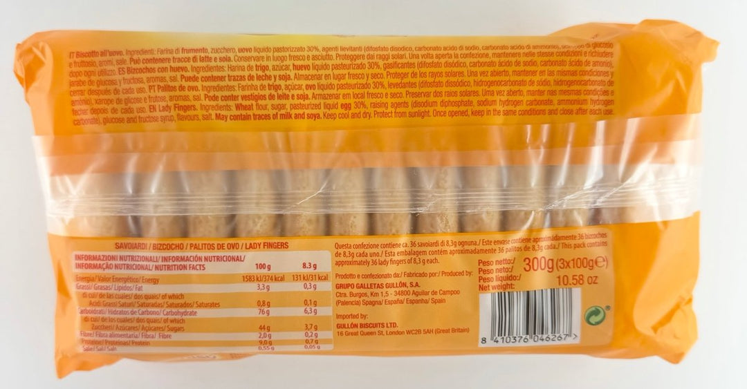 Gullon 300g Lady Finger - 300g - GULLON