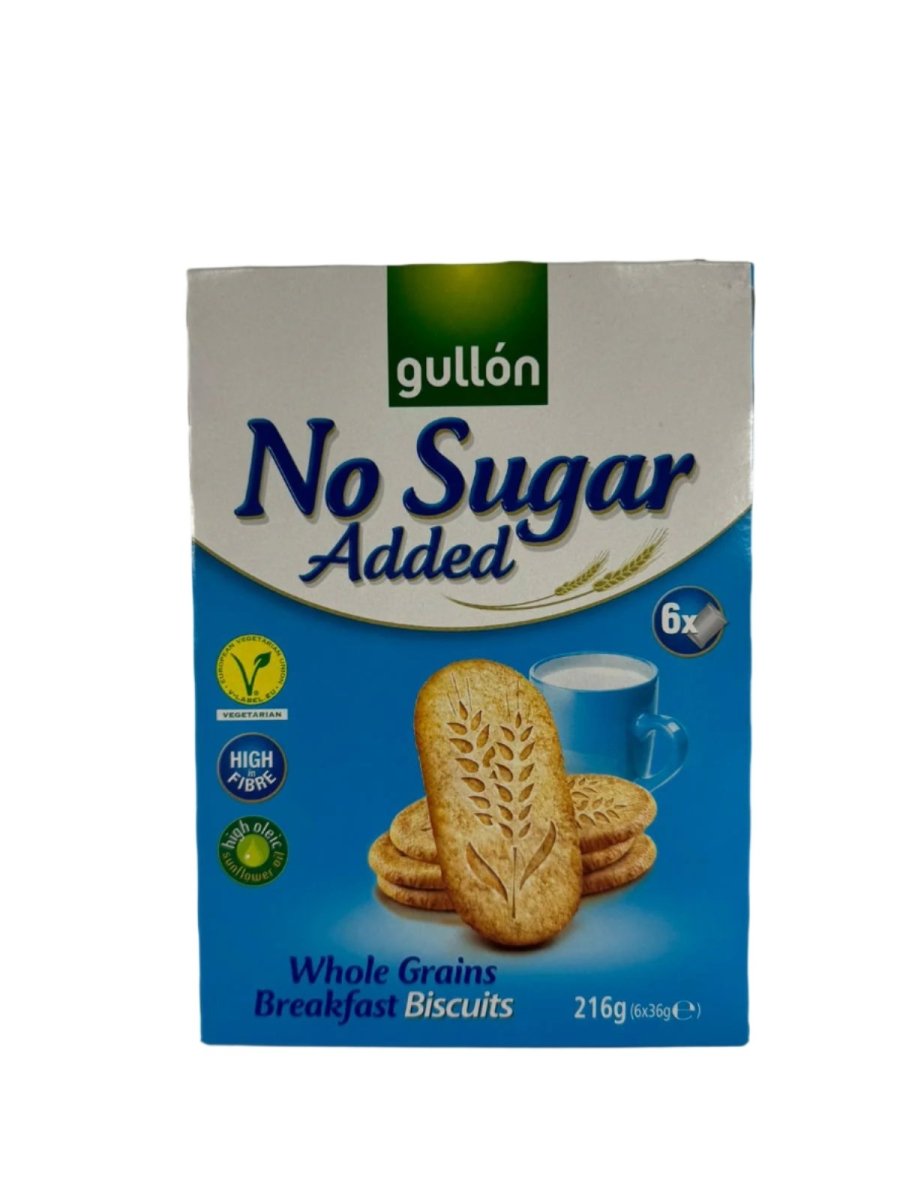 GULLON NO ADDED SUGAR WHOLEGAIN BREAKFAST BISCUITS - 216G - GULLON