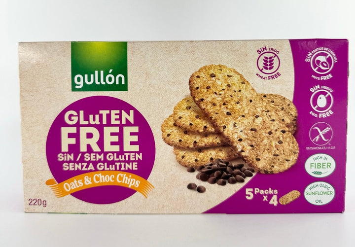 GULLON OATS & CHOC CHIPS ( GLUTEN FREE) - 220G - GULLÓN