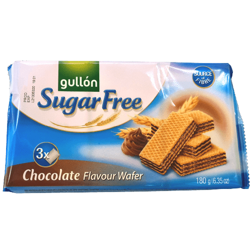 GULLON SUGAR FREE CHOCOLATE FLAVOUR WAFER - 210G - GULLON