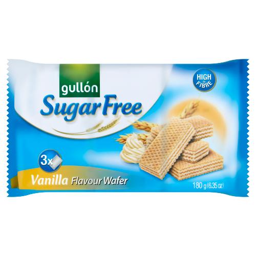 GULLON SUGAR FREE VANILLA WAFER - 180G - GULLON