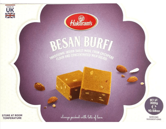 HALDIRAM'S BESAN BARFI - 300G - HALDIRAM'S