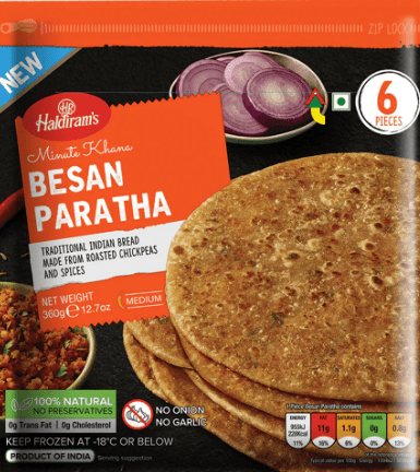 HALDIRAM'S BESAN PARATHA - 360G - HALDIRAM'S