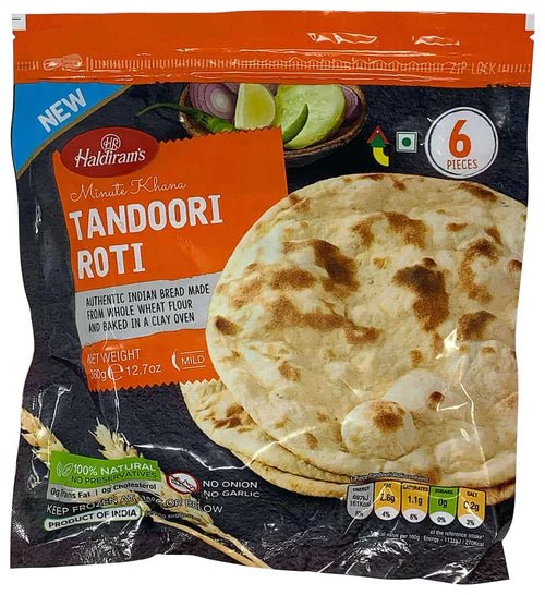 HALDIRAM'S FROZEN TANDOORI ROTI - 360G - HALDIRAM'S