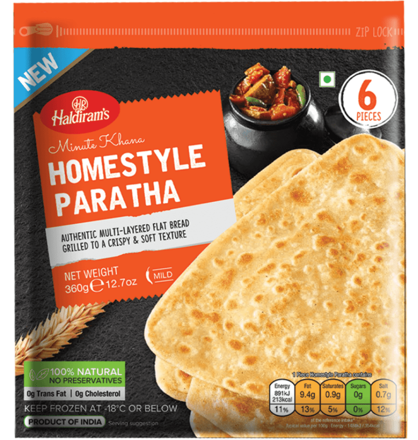 HALDIRAM'S HOMESTYLE PARATHA - 360G - HALDIRAM'S